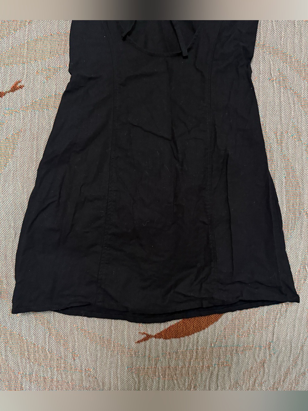 Motel Rocks Ayana Mini Dress Black Cutout Tie Back Size XS - Picture 9 of 16